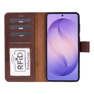Magic Samsung Galaxy S26 Detachable Leather Wallet Case