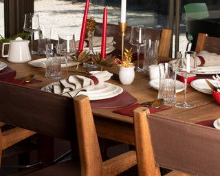 Velato Leather Place Mat Set