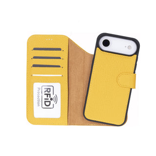 Magic iPhone 17 Air Leather Detachable Wallet Case