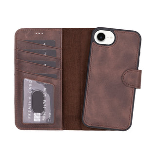 Magic - 2-in-1-Handyhülle für iPhone 17e / iPhone 16e aus Leder