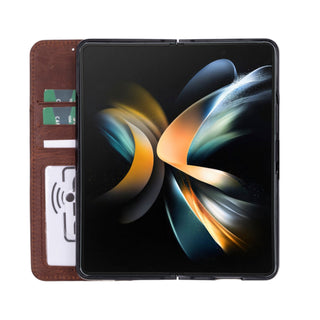 Wallet ID - Handyhülle für Samsung Galaxy Z Fold5 aus Leder