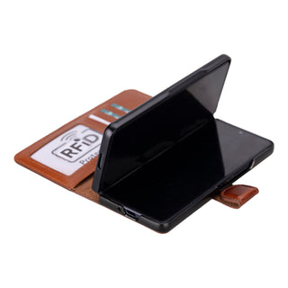Wallet ID - Handyhülle für Samsung Galaxy Z Fold5 aus Leder