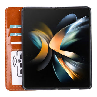 Wallet ID - Handyhülle für Samsung Galaxy Z Fold5 aus Leder