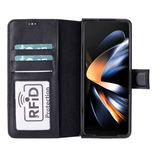 Wallet ID - Handyhülle für Samsung Galaxy Z Fold5 aus Leder