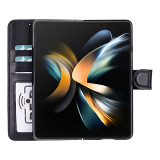 Wallet ID - Handyhülle für Samsung Galaxy Z Fold5 aus Leder