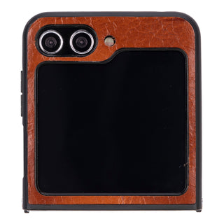 Flex Cover - Handyhülle für Samsung Galaxy Z Flip 5 aus Leder