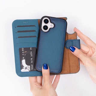 Magic iPhone 17 Leather Detachable Wallet Case