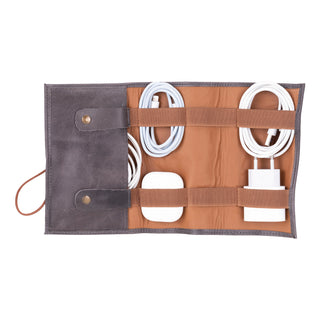 Kabelorganizer aus Leder