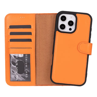 Magic - 2-in-1-Handyhülle für iPhone 16 Pro Max aus Leder