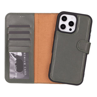 Magic - 2-in-1-Handyhülle für iPhone 16 Pro Max aus Leder