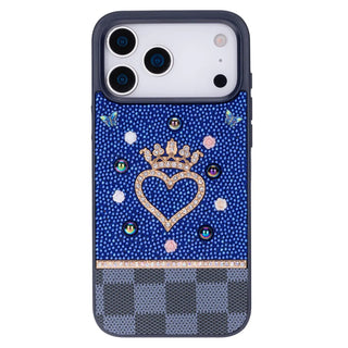 Vissel Heart Crystal Luxury Case for iPhone 17 Pro