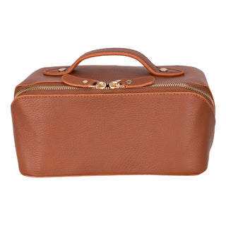 Ella Leather Make up Bag