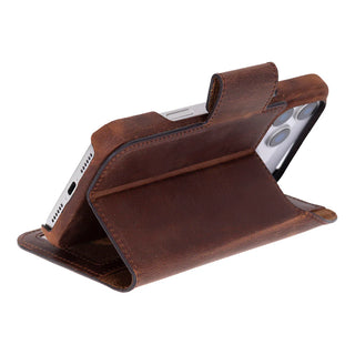 Elite Magic iPhone 17 Pro Leather Detachable Wallet Case