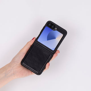 Flex Cover - Handyhülle für Samsung Galaxy Z Flip 6 aus Leder