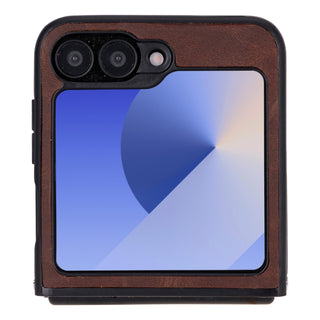Flex Cover - Handyhülle für Samsung Galaxy Z Flip 6 aus Leder