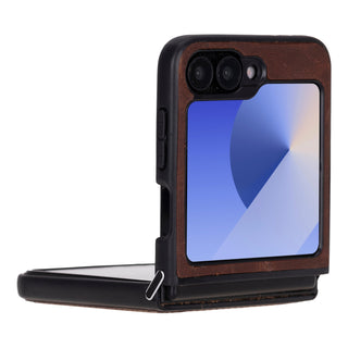 Flex Cover - Handyhülle für Samsung Galaxy Z Flip 6 aus Leder