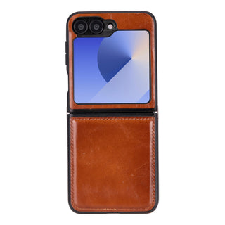 Flex Cover - Handyhülle für Samsung Galaxy Z Flip 6 aus Leder