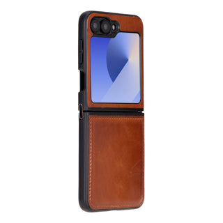 Flex Cover - Handyhülle für Samsung Galaxy Z Flip 6 aus Leder