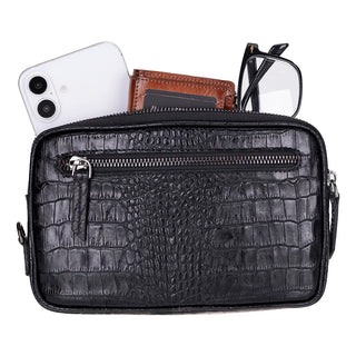 Noma Leather Clutch Bag
