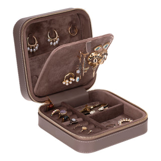 Amanda - Schmuckbox aus Leder - Mittel