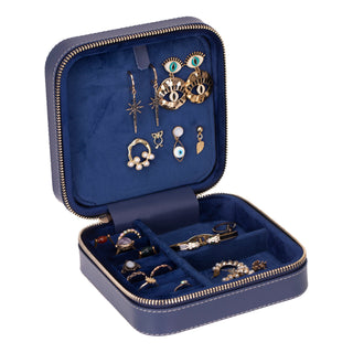 Amanda - Schmuckbox aus Leder - Mittel