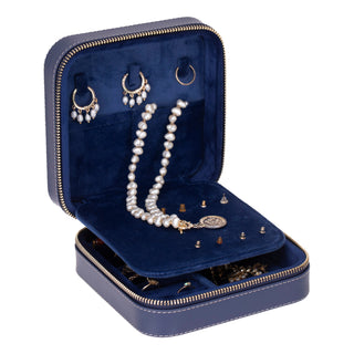 Amanda - Schmuckbox aus Leder - Mittel