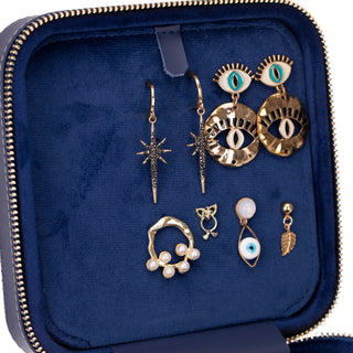 Amanda - Schmuckbox aus Leder - Mittel