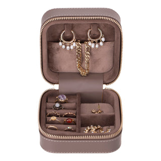 Amanda - Schmuckbox aus Leder - Mittel