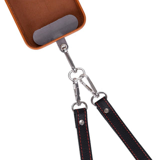FlexGo PU Leather Phone Strap & Wallet Set – Clip-On Flex