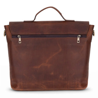 Olympus Leather Business Briefcase / Laptop Case