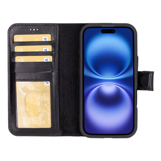 Magic - 2-in-1-Handyhülle für iPhone 16 Plus aus Leder