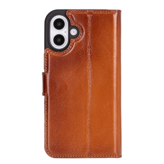 Magic - 2-in-1-Handyhülle für iPhone 16 aus Leder