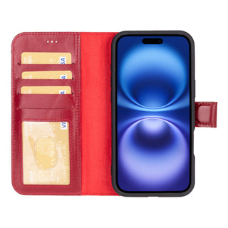 Magic - 2-in-1-Handyhülle für iPhone 16 Plus aus Leder