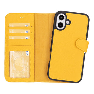 Magic - 2-in-1-Handyhülle für iPhone 16 aus Leder