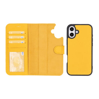 Magic - 2-in-1-Handyhülle für iPhone 16 aus Leder