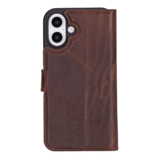 Magic - 2-in-1-Handyhülle für iPhone 16 Plus aus Leder