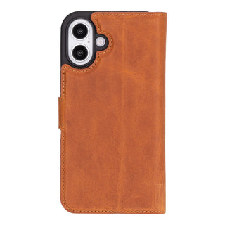 Magic - 2-in-1-Handyhülle für iPhone 16 aus Leder