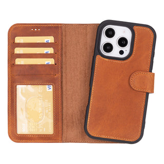 Magic - 2-in-1-Handyhülle für iPhone 16 Pro Max aus Leder