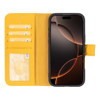 Magic - 2-in-1-Handyhülle für iPhone 16 Pro Max aus Leder