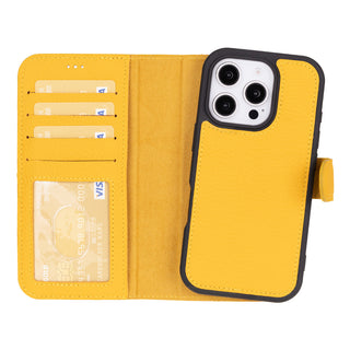 Magic - 2-in-1-Handyhülle für iPhone 16 Pro aus Leder