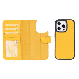 Magic - 2-in-1-Handyhülle für iPhone 16 Pro Max aus Leder