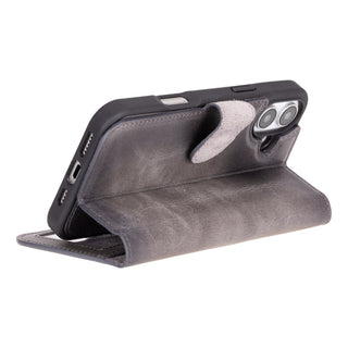 Magic - 2-in-1-Handyhülle für iPhone 16 Plus aus Leder