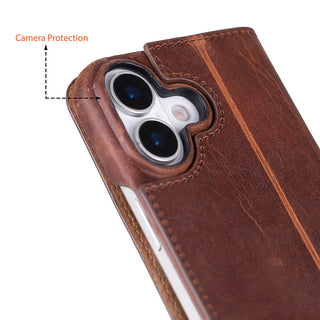 Sonat Leather iPhone 17 Folio Case