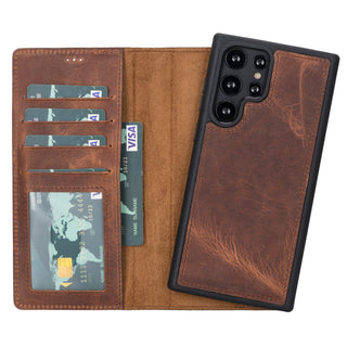 Magic - 2-in-1-Handyhülle für Samsung Galaxy S22 / Samsung Galaxy S22 Plus / Samsung Galaxy S22 Ultra aus Leder