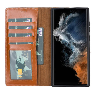 Magic - 2-in-1-Handyhülle für Samsung Galaxy S22 / Samsung Galaxy S22 Plus / Samsung Galaxy S22 Ultra aus Leder