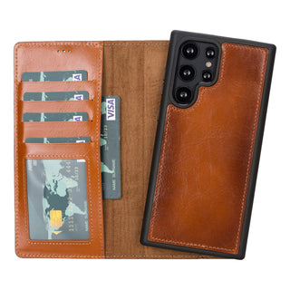 Magic - 2-in-1-Handyhülle für Samsung Galaxy S23 / Samsung Galaxy S23 Plus / Samsung Galaxy S23 Ultra aus Leder