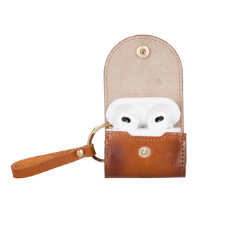 Mai Snap - Schutzhülle für AirPods 3 / AirPods 4 aus Leder