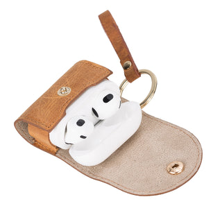 Mai Snap - Schutzhülle für AirPods 3 / AirPods 4 aus Leder