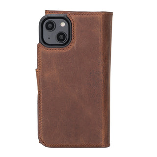 Santa iPhone 14 Leather Detachable Wallet Case