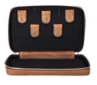 Kabelorganizer aus Leder